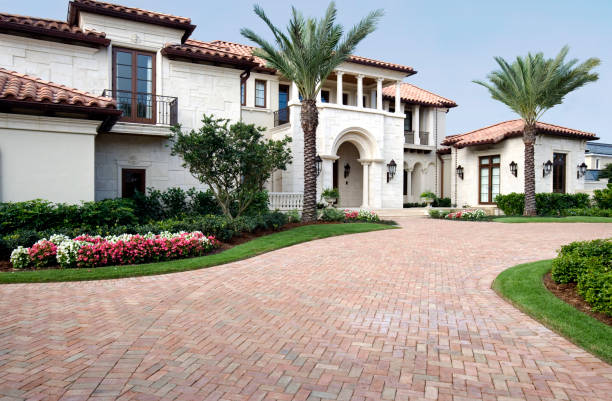 Permeable Paver Driveway in Carson City, MI